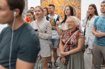 Люся Воронова фотографии с выставки Мозаичность 145